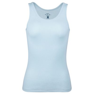 Blue Mountain Women's Ribbed Tank Top