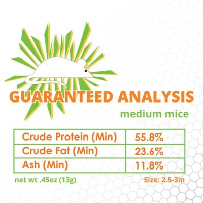 Image showing  Medium Mice Frozen Reptile Food