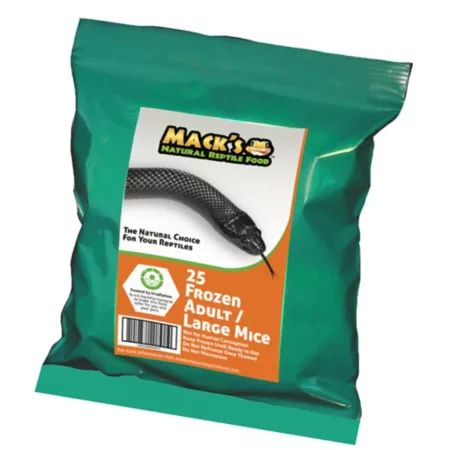 Mack's Natural Reptile Food Adult Mice Frozen Reptile Food Reptile Food