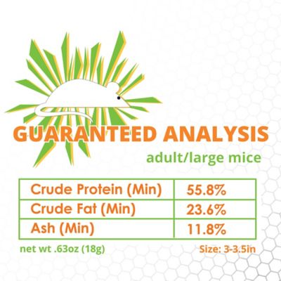 Image showing  Adult Mice Frozen Reptile Food