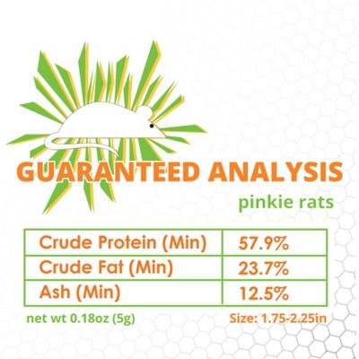 Image showing  Pinkie Rat Frozen Reptile Food
