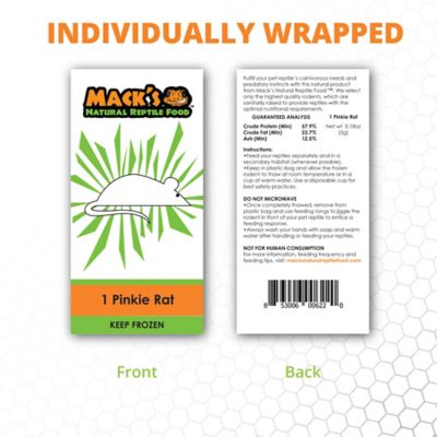 Image showing  Pinkie Rat Frozen Reptile Food