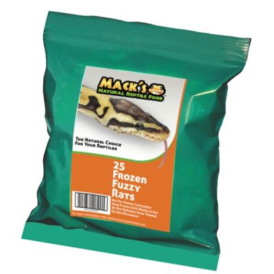Mack's Natural Reptile Food Fuzzy Rat Frozen Reptile Food