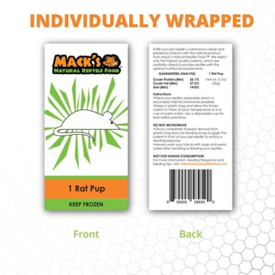 Image showing  Pup Rat Frozen Reptile Food