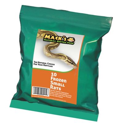 Mack's Natural Reptile Food Small Rat Frozen Reptile Food