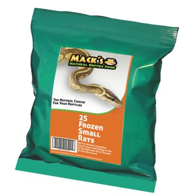 Mack's Natural Reptile Food Small Rat Frozen Reptile Food