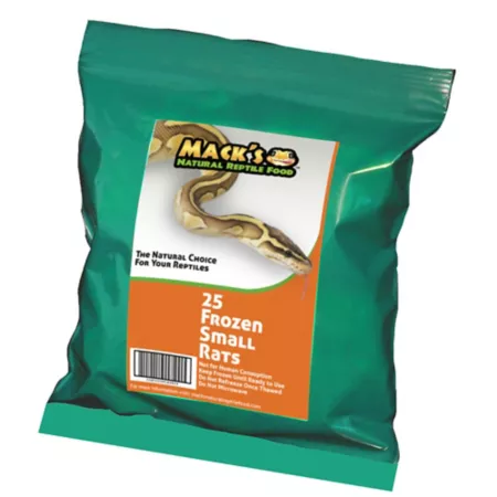 Mack's Natural Reptile Food Frozen Food for Small Rats Reptile Food