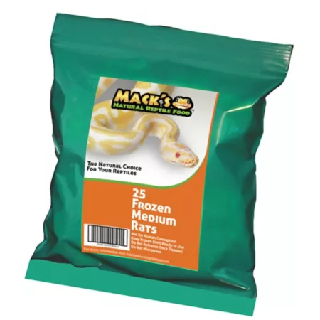 Mack's Natural Reptile Food Frozen Food for Medium Rats Reptile Food