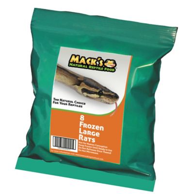 Mack's Natural Reptile Food Large Rat Frozen Reptile Food