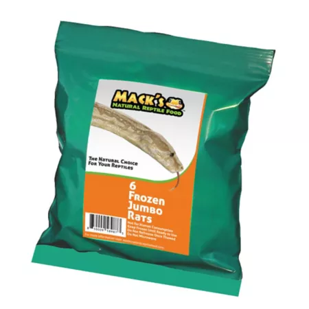 Mack's Natural Reptile Food Frozen Giant Rat Food Reptile Food