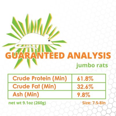Image showing  Jumbo Rat Frozen Reptile Food