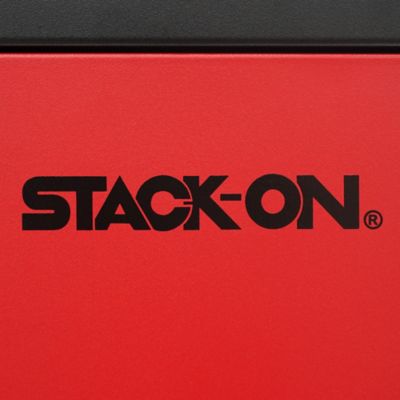 Image showing  Pistol Ammo Cabinet, 18 in., Black/Red