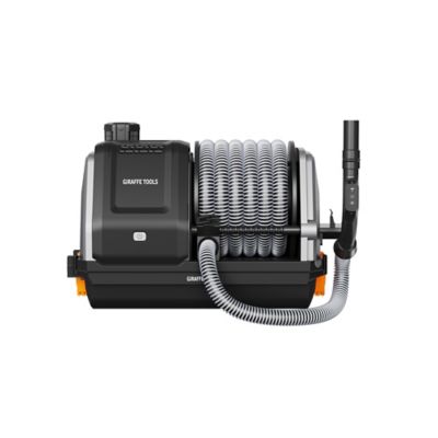 Image showing  Retractable Vacuum Cleaner 30 ft. Hose, Wall Mounted, Wet, Dry Versatility, 20KPA, Remote Control, Black