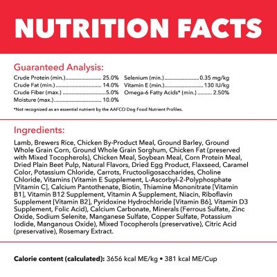 Image showing 8 th Iams ProActive Health MiniChunks Adult Lamb and Rice Recipe Dry Dog Food