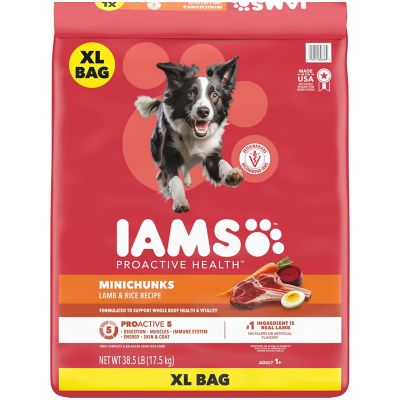 Image showing 9 th Iams ProActive Health MiniChunks Adult Lamb and Rice Recipe Dry Dog Food