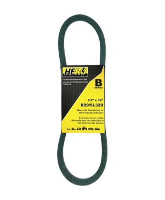 Hero Fractional Aramid Cord V-Belt Replacement, 5/8 in. x 32 in. B29K/5L320K