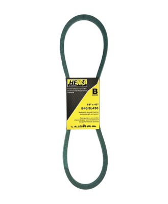 Hero Fractional Aramid Cord V-Belt Replacement, 5/8 in. x 43 in. B40K/5L430K