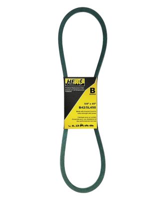 Hero Fractional Aramid Cord V-Belt Replacement, 5/8 in. x 45 in. B42K/5L450K