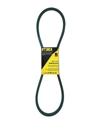 Hero Fractional Aramid Cord V-Belt Replacement, 5/8 in. x 51 in. B48K/5L510K