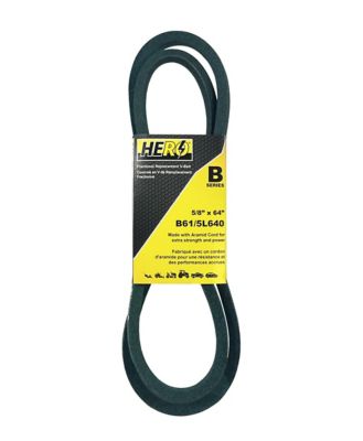 Hero Fractional Aramid Cord V-Belt Replacement, 5/8 in. x 64 in. B61K/5L640K