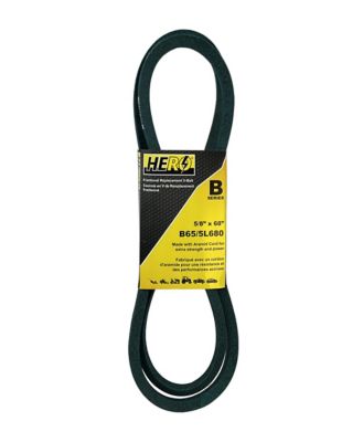 Hero Fractional Aramid Cord V-Belt Replacement, 5/8 in. x 68 in. B65K/5L680K