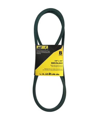 Hero Fractional Aramid Cord V-Belt Replacement, 5/8 in. x 88 in. B85K/5L880K