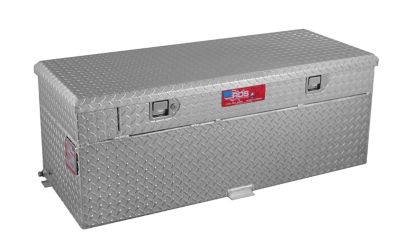 Image showing  51 gal. Auxiliary Fuel Tank Toolbox Combo Diamond Plate, 72746