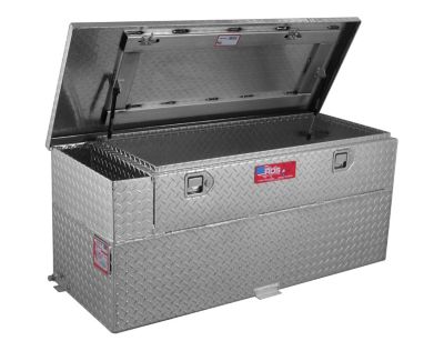 RDS 51 gal. Auxiliary Fuel Tank Toolbox Combo Diamond Plate, 72747