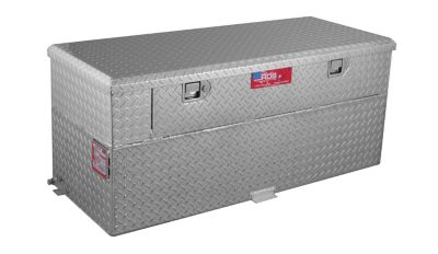 Image showing  51 gal. Auxiliary Aluminum Fuel Tank Toolbox Diamond Plate