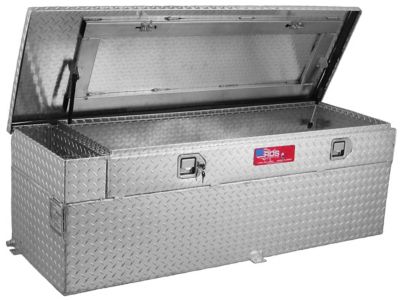 RDS 60 gal. Auxiliary Fuel Tank Toolbox Combo Diamond Plate, 72743