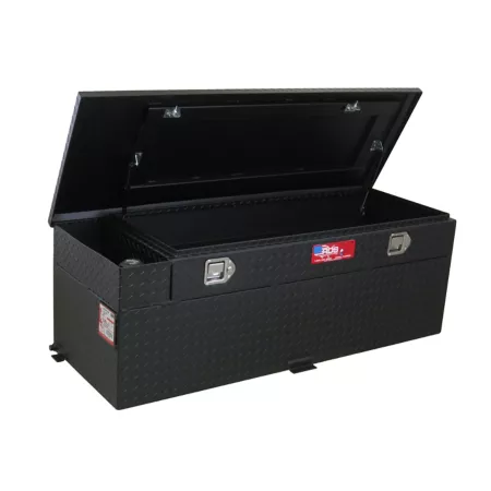 RDS 60 gal Auxiliary Fuel Tank Tool Box Combo Black Fuel Transfer Tanks