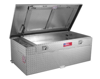 RDS 90 gal. Auxiliary Fuel Tank Toolbox Combo Diamond Plate, 72745