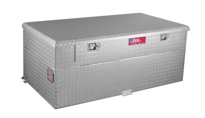 Image showing  91 gal. Auxiliary Fuel Tank Toolbox Combo Diamond Plate, 72748