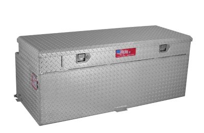 Image showing  90 gal. Auxiliary Fuel Tank Toolbox Combo Diamond Plate, 72772