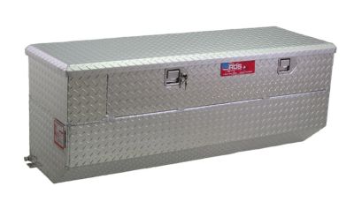 Image showing  41 gal. Auxiliary Fuel Tank Toolbox Combo Diamond Plate