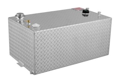 RDS 55 gal. Rectangular Fuel Transfer Tank Diamond Plate