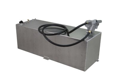 Image showing  80 gal. Rectangular Fuel Transfer Tank Mill Finish