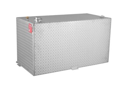 RDS 113 gal. Rectangular Fuel Transfer Tank Diamond Plate