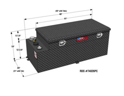 Image showing  50 gal. Transfer Fuel Tank Combo Black