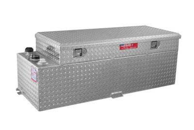 Image showing  60 gal. Transfer Fuel Tank Combo Diamond Plate, 72548