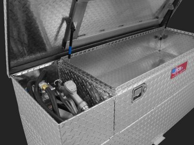 Image showing  60 gal. Transfer Fuel Tank Combo with Pump Diamond Plate