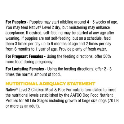 Image showing 5 th Native Level 2 Dry Dog Food