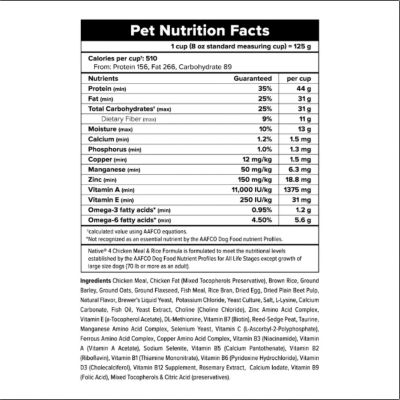 Image showing  Level 4 Adult Chicken Meal and Rice Formula Dry Dog Food, 40 lb. Bag