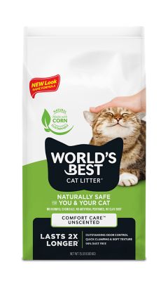 World s Best Cat Litter Unscented Clumping Multiple Cat Litter 15 lb. Bag at Tractor Supply Co