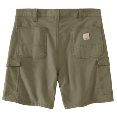 Image showing  Men's Rugged Flex 9 in. Relaxed Fit Canvas Cargo Work Shorts