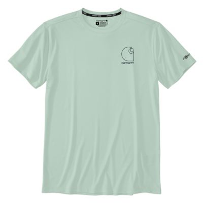 Carhartt Men's Force Sun Defender Lightweight Logo Graphic Short-Sleeve T-Shirt