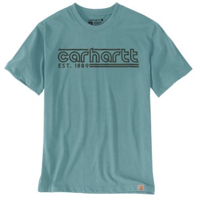 Carhartt Men's Relaxed Fit Lightweight Logo Graphic Short-Sleeve T-Shirt
