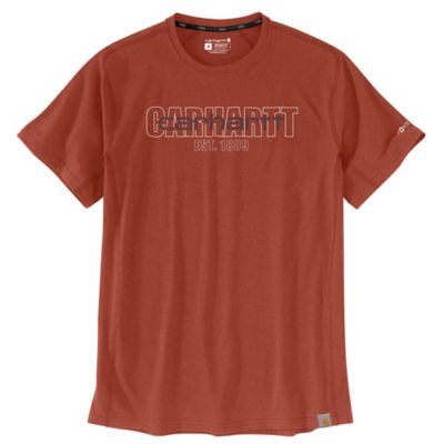 Carhartt Men's Force Relaxed Fit Midweight Logo Graphic