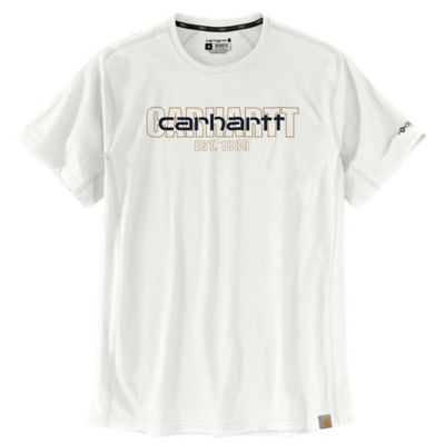 Image showing 0 th Carhartt Men's Force Relaxed Fit Midweight Logo Graphic Short-Sleeve T-Shirt