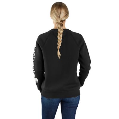 Image showing  Women's Relaxed Fit Midweight Graphic Crew Neck Sweatshirt, 106718-N04